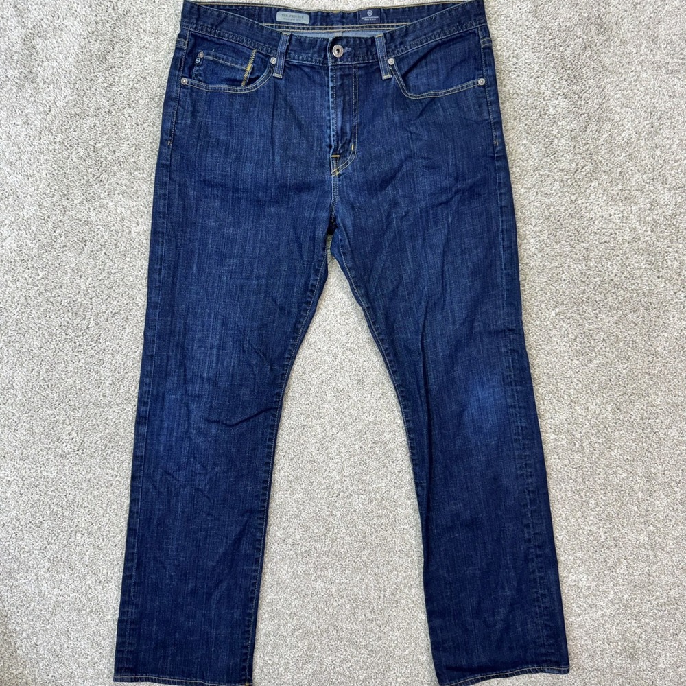 AG Adriano Goldschmied Jeans Mens 36x32 The Protege Straight Leg Dark Indigo EUC